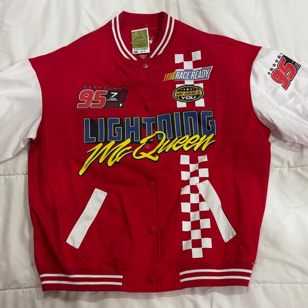 Red and White Lightning McQueen Jacket - Picture 3 of 4